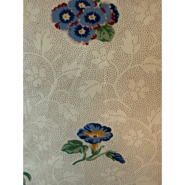 Vintage Cottage Floral Ruffle Pillow For Sale - Image 4 of 7