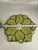 Bring the beauty of spring to your table with this stunning **set of 4 Vintage MCM Ambiance Daffodils Sculptural Green...