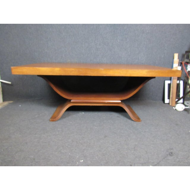 Art Deco Mid 20th Century Vintage Art Deco Dining Table For Sale - Image 3 of 12
