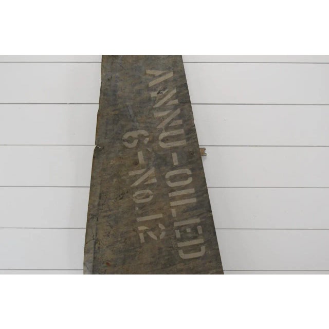 1940s 1940s Windmill Blade 36" Original Paint For Sale - Image 5 of 5