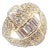 Piaget 18k Yellow Gold 3ct Diamond Cocktail Ring, size 5.5 For Sale