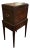 1960s Henkel Harris Solid Mahogany Federal Style Liquor Cabinet / Cellarette [Lj] For Sale