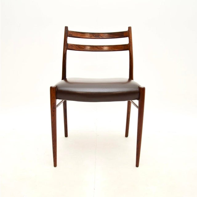 Danish Dining Chairs attributed to Arne Wahl Iversen, 1960s, Set of 4 For Sale - Image 6 of 11