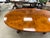Wood Vintage Neoclassical Regency Style Cherry and Burl Wood Pedestal Oval Dining Table With 2 Leaves For Sale - Image 7 of 16