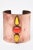 Copper Hallmarked Copper Wide Cuff Bracelet With Red, Yellow Amber Glass Stones 90's For Sale - Image 8 of 10