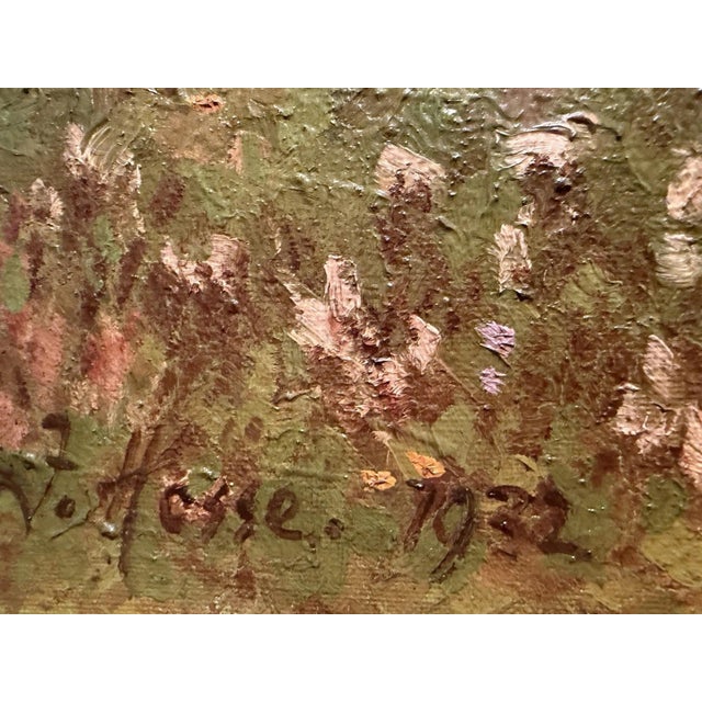 1930s Alfred Hesse, Hann Münden Göttingen Castle Ruins Weserbergland, 1932, Oil on Canvas For Sale - Image 5 of 13