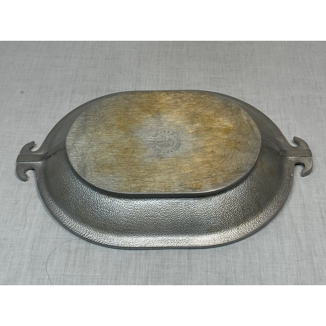 1940s 1940s Guardian Service Vintage Double Oval Roaster W/ Glass Lid - 3 pcs For Sale - Image 5 of 15