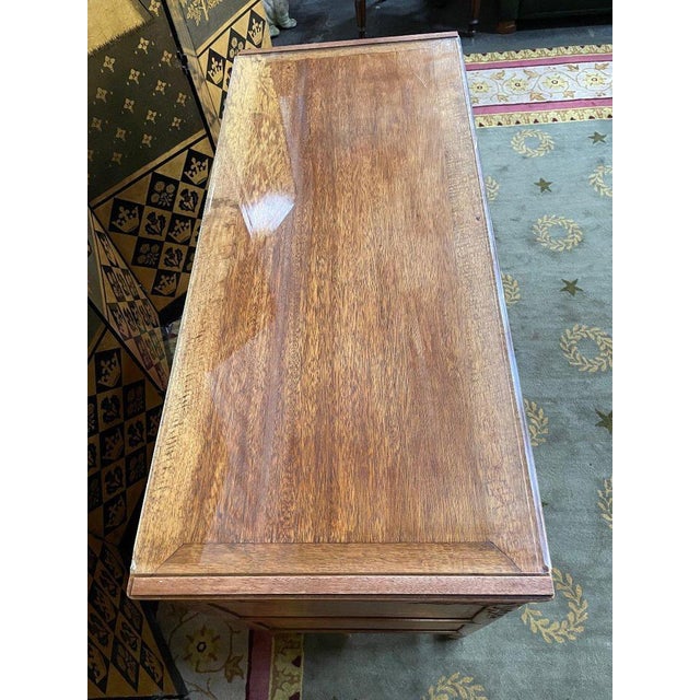 Indochinese Chest of Drawers with Carved Panels For Sale - Image 5 of 11