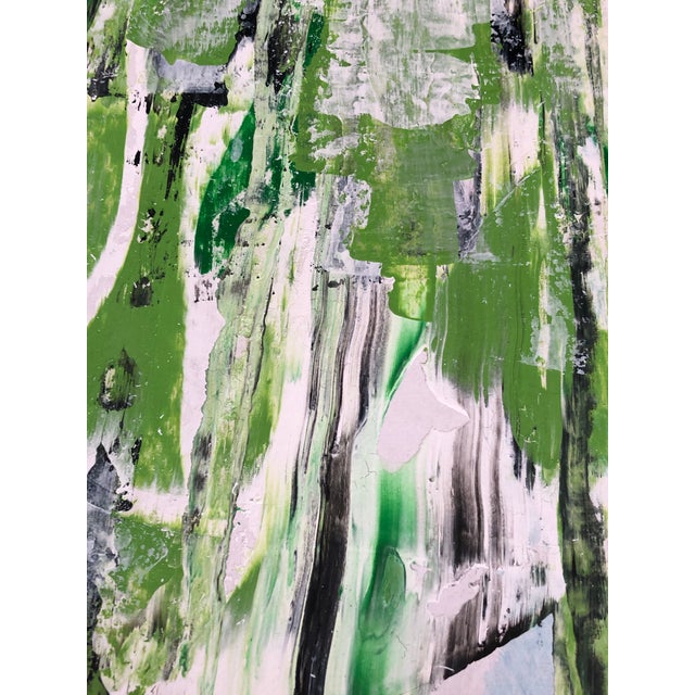 A completely unique and original artwork from Auker. Acrylic on cardboard, rustic stained, unvarnished wood frame. COA...