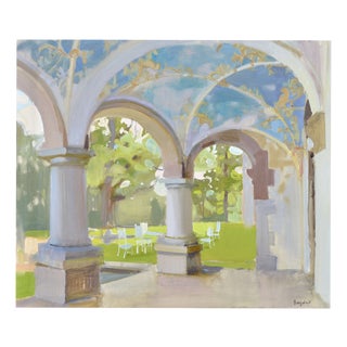 Valery Bayda, Cesvaine Castle, 2025, Oil Painting on Canvas For Sale