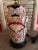 Japanese Japanese Imari Style Porcelain Ceramic Table Lamp With Wooden Base For Sale - Image 3 of 9