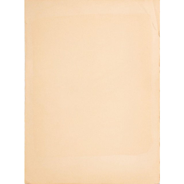 Paper Manfred Schwartz "Green Serration" Lithograph For Sale - Image 7 of 7