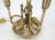 Pair of Unusual Brass Shades Brass Bases Bouillotte Table Lamps MINT! For Sale - Image 10 of 15