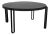 NOIR Marcellus Dining Table, 63", Black Metal For Sale