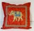 Pair Jim Thompson Thai Silk Elephant Pillows, Tony Duquette Style, circa 1990s For Sale - Image 14 of 16