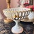Antique Old Paris porcelain reticulated compote with gold bow and black ring detail // French porcelain // gilt accents // tazza // elegant For Sale - Image 9 of 12