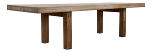 Large Danish Pine Dining Table, 1980s