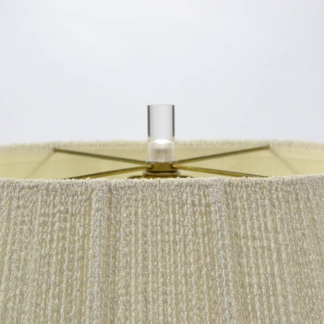 Transparent Stunning Lucite Table Lamp in the Manner of Karl Springer For Sale - Image 8 of 10