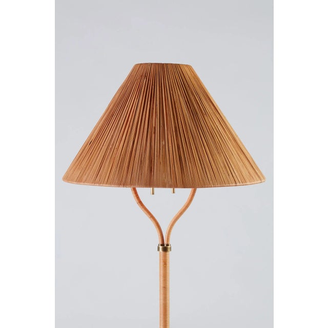 French Delphine Rattan Floor Lamp For Sale In Cincinnati - Image 6 of 8