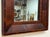 Vintage Rectangular Dark Tiger Wood Wall Mirror For Sale In Kansas City - Image 6 of 7