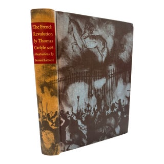 The French Revolution History by Thomas Carlyle Hardcover Book in Slipcase 1956 For Sale