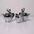 Metal Bombè Coffee Maker and Milk Jug by Alfra Alessi, Italy, 1940s, Set of 3 For Sale - Image 7 of 12