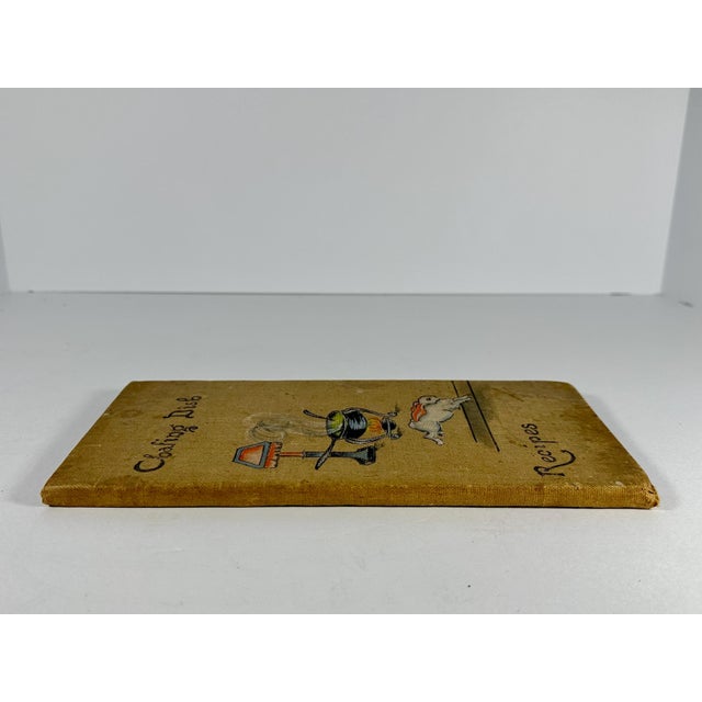 Antique Folk Art "Chafing Dish Recipes" Book c. 1910s For Sale - Image 6 of 10