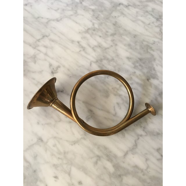 Decorative Brass French Horn Chairish
