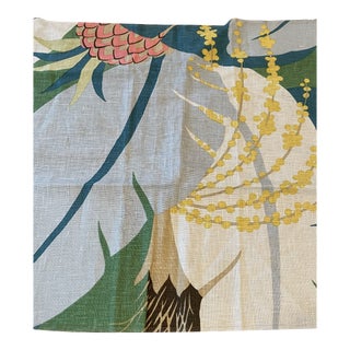 Schumacher Ananas Fabric- 6 Yards For Sale