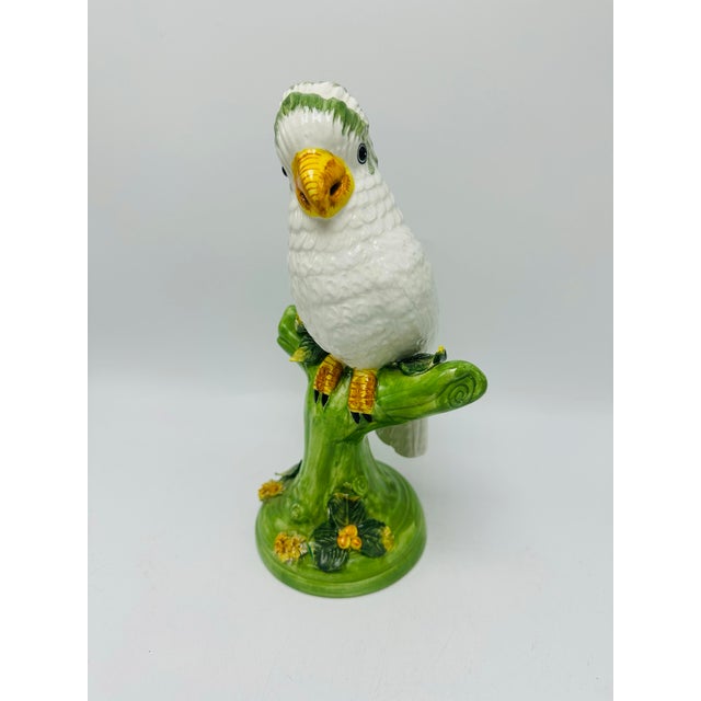 Vintage Italian Ceramic Parrot For Sale In Charleston - Image 6 of 7