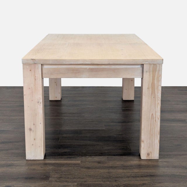 Pottery Barn Folsom Storage Extendable Dining Table For Sale In San Francisco - Image 6 of 13