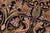 Shabby Chic 1990's Floral Pak-Persian Black/Black Wool Rug - 8'11'' X 12'2'' For Sale - Image 4 of 9
