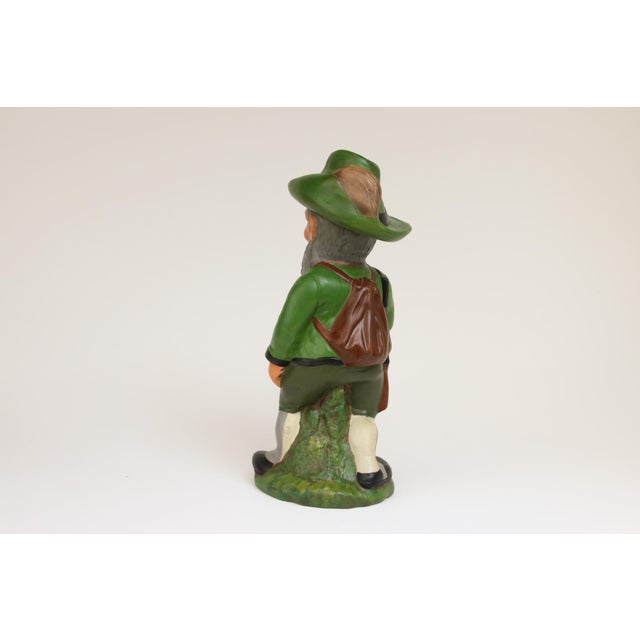 Vintage Clay Garden Gnome by Balzer & Bock, 1960s For Sale - Image 3 of 8