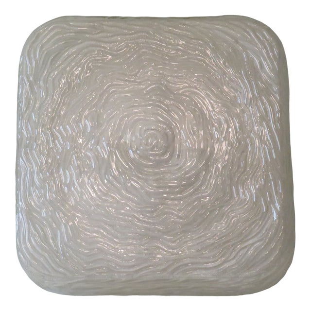 Large Brutalist Flush Mount or Wall Lamp from Philips, Netherlands, 1960s For Sale