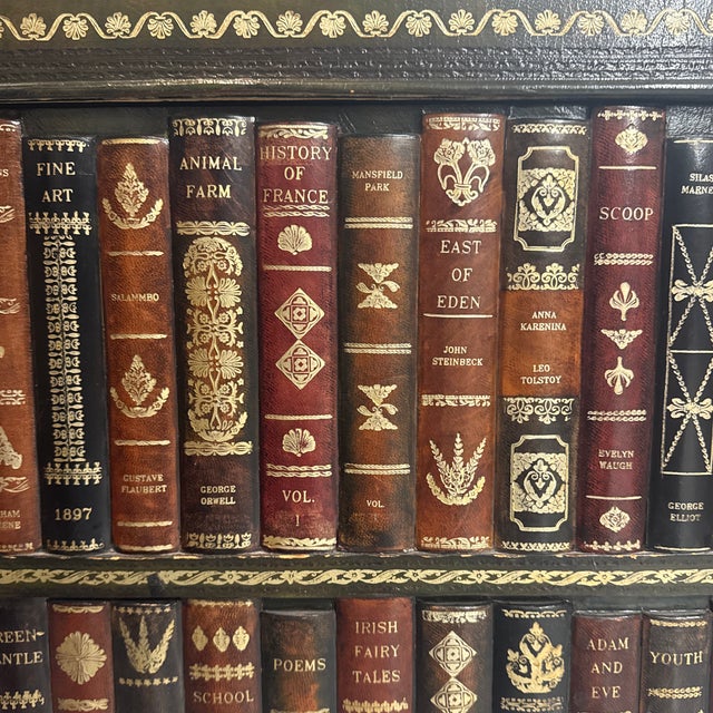 Animal Skin Vintage Maitland-Smith “Library of Books” Partner’s Desk For Sale - Image 7 of 7