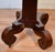 Brown 1880s Antique American Empire Crotch Mahogany Pembroke Drop-Leaf Work Table For Sale - Image 8 of 18