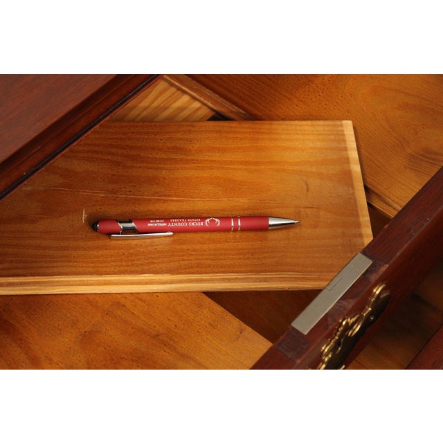 Kittinger Colonial Williamsburg Mahogany Slant Front Secretary Desk For Sale In Philadelphia - Image 6 of 18