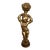 Gold Putti Wood Statue For Sale