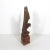 Vintage Carved Wood Eagle Bird Figurine, Man Cave Decor, Hawk Carving, Eagle Small Handmade Wooden Base Bird Sculpture For Sale - Image 9 of 10