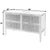 Coastal Bristol 60 in. W Marble and Wood 4 Drawer Ribbed Bathroom Vanity, Medium Oak For Sale - Image 3 of 9