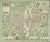 BRAUN / HOGENBERG Map of Paris, 1564 Antique map (color reproduction) On laid linen paper, 65 x 53 cm (approx. 26 x 21...