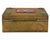 Vintage Chinese Brass Cloisonne Enamel Trinket Box Floral For Sale - Image 11 of 14