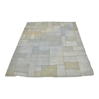 1960s Decorative Aantolian Oushak Hemp Rug For Sale