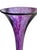 Contemporary Late 20th Century Post Modern Signed Hand Blown Purple Art Glass Vase For Sale - Image 3 of 15