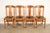 A beautiful set of four antique Mission or Arts & Crafts period side chairs or dining chairs By Heywood Wakefield USA,...