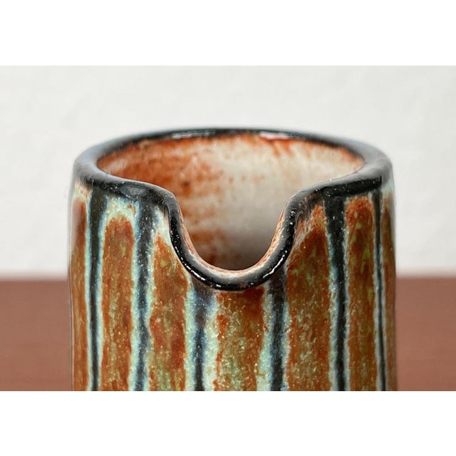 Mid-Century Modern German Studio Pottery Small Jug and Bowl by Monika Maetzel, 1960s, Set of 2, in Very Good conditions....