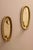 Mid-Century Modern Swedish Oval Brass Sconces, Set of 2 For Sale - Image 10 of 10