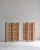 Scandinavian Modern Screens or Room Dividers in Stained Beechwood, 1940s, Set of 2 For Sale - Image 3 of 18