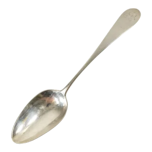 Early 19th Century American Federal Colonial Coin Silver Spoon