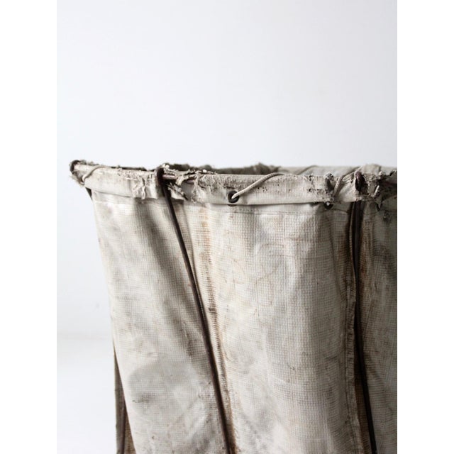 Vintage Shamrock Meese Laundry Cart For Sale - Image 9 of 12